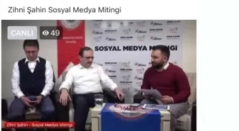 Başkan Zihni Şahin'den 'Sosyal Medya Mitingi'