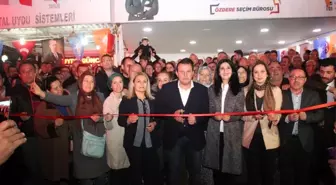 Özdere'de Coşkulu Seçim Ofisi Açılışı