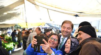 Maltepe Pazarı'nda Başkan Kılıç'a Sevgi Seli