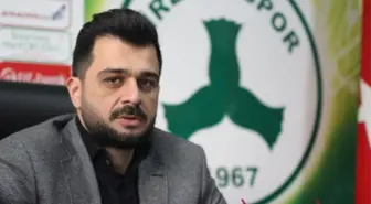 Giresunspor Başkanı Sacit Ali Eren'den Camiaya Mesaj