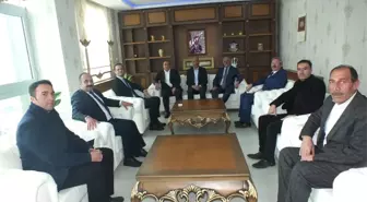 AK Parti Heyetinden Kaymakam Yalçın'a Ziyaret