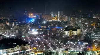 Konya'da Çocukların Fener Alayı Coşkusundan Renkli Görüntüler