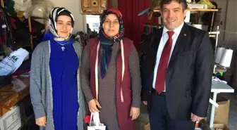 Başkan Sağır Kadın Esnafları Ziyaret Etti