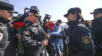 Kadın Astsubaylardan '8 Mart Dünya Kadınlar Günü' Gösterisi