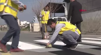 Aydın Üç Boyutlu Yaya Geçidi Uygulaması Sürüyor