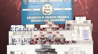 Kocaeli'de 61 Bin 500 Paket Kaçak Sigara Ele Geçirildi