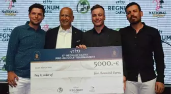 Regnum Carya Pro-Am Golf Turnuvası'nın Şampiyonu Ali Altuntaş