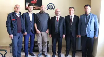 Başkan Adayı Şahin'den Aa'ya Ziyaret