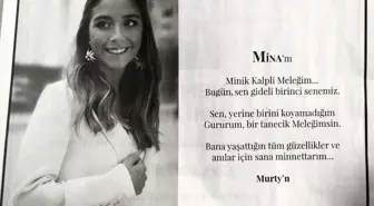 Mina Başaran'ın Nişanlısı Murat Gezer'den Duygusal İlan