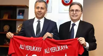 İstanbul Valisi Ali Yerlikaya'dan TFF Başkanı Hüsnü Güreli'ye Ziyaret