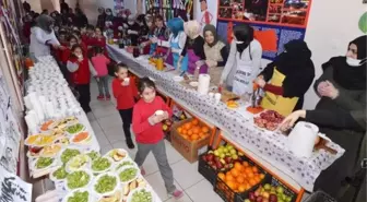 Öğrenciler 400 Kilo Meyveyi 1 Saatte Tükettiler