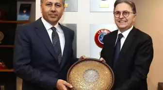 Vali Yerlikaya'dan Tff Başkanı Hüsnü Güreli'ye Ziyaret