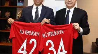 Vali Yerlikaya, Tff Başkanı Güreli'yi Ziyaret Etti