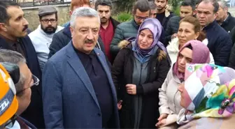 AK Parti Milletvekili Necip Nasır Göçük Alanında