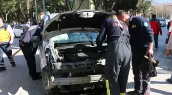 Polis Memurunu Darbetti Kaçarken Kaza Yaptı