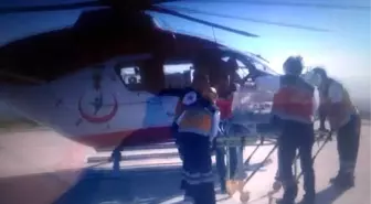 Kalp Rahatsızlığı Bulunan Bebek Helikopterle Nakledildi