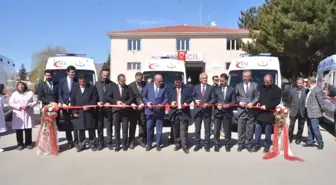 5 Adet Tam Donanımlı Kara Ambulansı Erzincan'da Hizmete Girdi