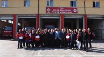 Düzce'de Yangın Söndürmeyi Bilmeyen Kalmayacak