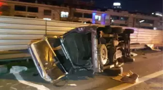 Tem Otoyolu'nda Trafik Kazası: 4 Yaralı