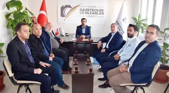 Turanlı'dan Kahta Gazeteciler ve Yazarlar Cemiyetine Ziyaret