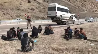 Bayburt'ta 61 Düzensiz Göçmen Yakalandı