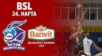 Bsl 24. Hafta Özet | Afyon Belediyespor 90-96 Banvit