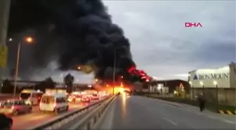 Kocaeli Gebze'de Fabrika Yangını