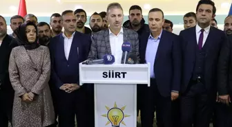 AK Parti'den Siirt'te Seçim Sonuçlarına İtiraz