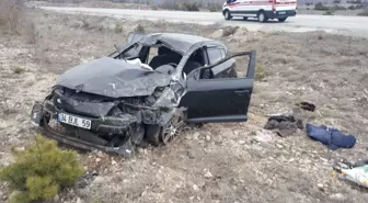 Çorum'da Otomobil Takla Attı: 1 Ölü, 2 Yaralı