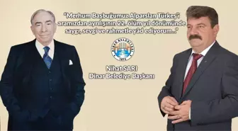 Başkan Sarı'dan Başbuğ Alparslan Türkeş'i Anma Mesajı