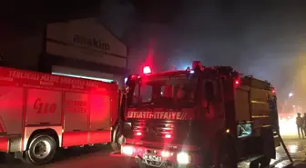 Ataşehir'de İmalathanede Yangın