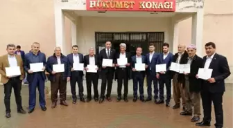 Derecik'te Ak Partili Çetinkaya, Mazbatasını Aldı