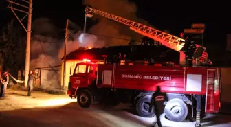 Domaniç'te Ev Yangını