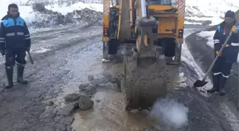 Hakkari'de Su Arızalarıyla Mücadele Çalışması