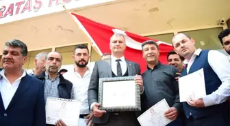 Karataş Belediye Başkanı Necip Topuz Mazbatasını Aldı