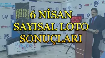 Sayısal Loto sonuçları - 6 Nisan Sayısal Loto çekilişi Sonucu (MPİ Canlı Çekiliş İzle)