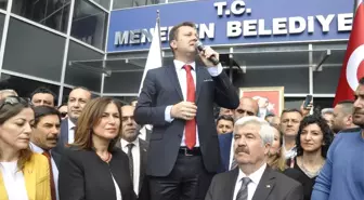 Menemen'de Serdar Aksoy Görevi Devraldı