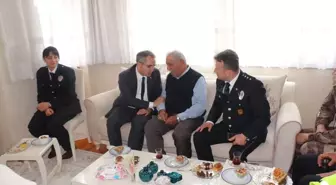 Kaymakam Deniz Pişkin'den Şehit Polisin Ailesine Ziyaret