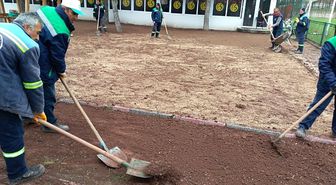 Odunpazarı'ndan Eskişehirspor Tesislerinde Peyzaj Çalışması