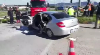 Ambulans ile Otomobil Çarpıştı: 1'i Bebek 9 Kişi Yaralandı