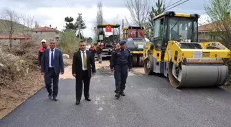 Simav'da Asfalt Yol Yapımı