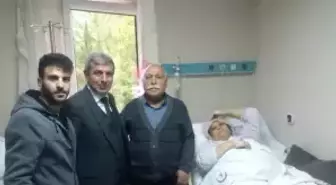 Başkan Ocak'ın Hasta Ziyareti