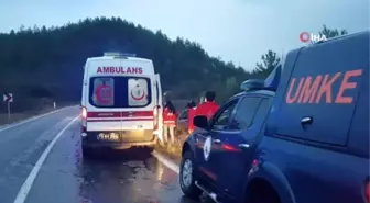 Kayan Araca Çarpmamak İçin Menfeze Uçtular : 1'i Ağır 5 Yaralı