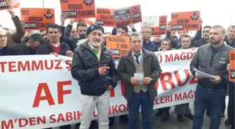 15 Temmuz Şehitler Köprüsünden 'İhlalli Geçiş' Cezalarını Yenikapı'da Protesto Ettiler