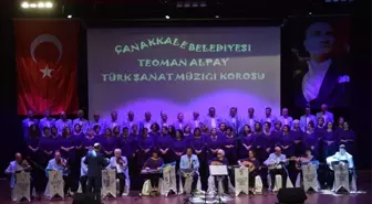 Çanakkale Belediyesi Teoman Alpay Sanat Müziği Korosu Final Konserini Verdi