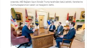 Albayrak Washington'da ABD Başkanı Trump ile Görüştü