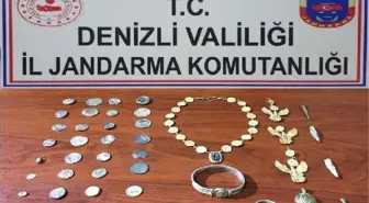 Denizli'de Sikke ve Takılar Ele Geçirildi