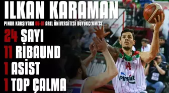 Maçın Yıldızları | İlkan Karaman - Pınar Karşıyaka 86-81 Arel Üniversitesi Büyükçekmece