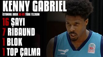 Maçın Yıldızları | Kenny Gabriel - İstanbul Bbsk 82-89 Türk Telekom