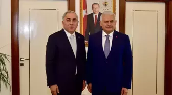 Binali Yıldırım'dan Başkan Turan'a Ziyaret